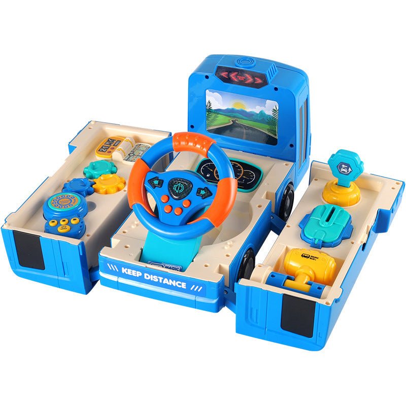 2-in-1 Transforming Activity Bus Play Set – Learning & Driving Adventure