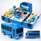 2-in-1 Transforming Activity Bus Play Set – Learning & Driving Adventure
