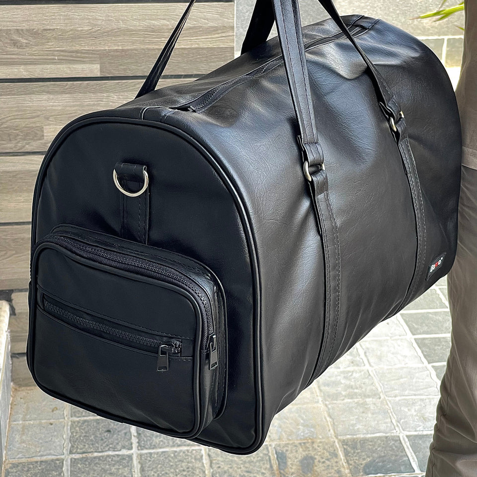 Premium Leather Duffle Bag +  🚨 Free Crossbody Bag 🔥