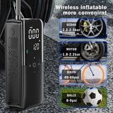 Digital Rechargeable Tyre Air Inflator & Power Bank Imported