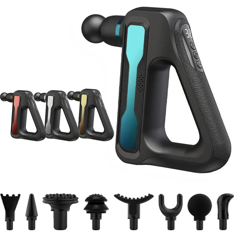 Electric Massager Gunn 32 Level Fascial Gunn With 8 Massage Heads