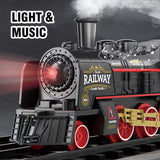 Electric Smoke Classic Train Set with Tracks & Cargo Cars