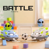 2.4G RC Dual Battle Bumper Cars – Rechargeable Two-Player Set with Light & Sound