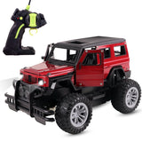2.4GHz Off-Road Metal Body Remote Control Rock Crawler Jeep with Opening Doors & All-Terrain Tires