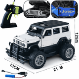 2.4GHz Off-Road Metal Body Remote Control Rock Crawler Jeep with Opening Doors & All-Terrain Tires