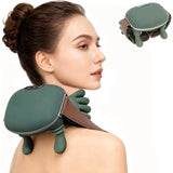 4D Simulated Human Hand Massager with Five Fingers, Electric Deep Tissue Massage Cushion, Wireless USB Rechargeable Portable Device for Neck, Shoulders, Back, Arms, And Legs