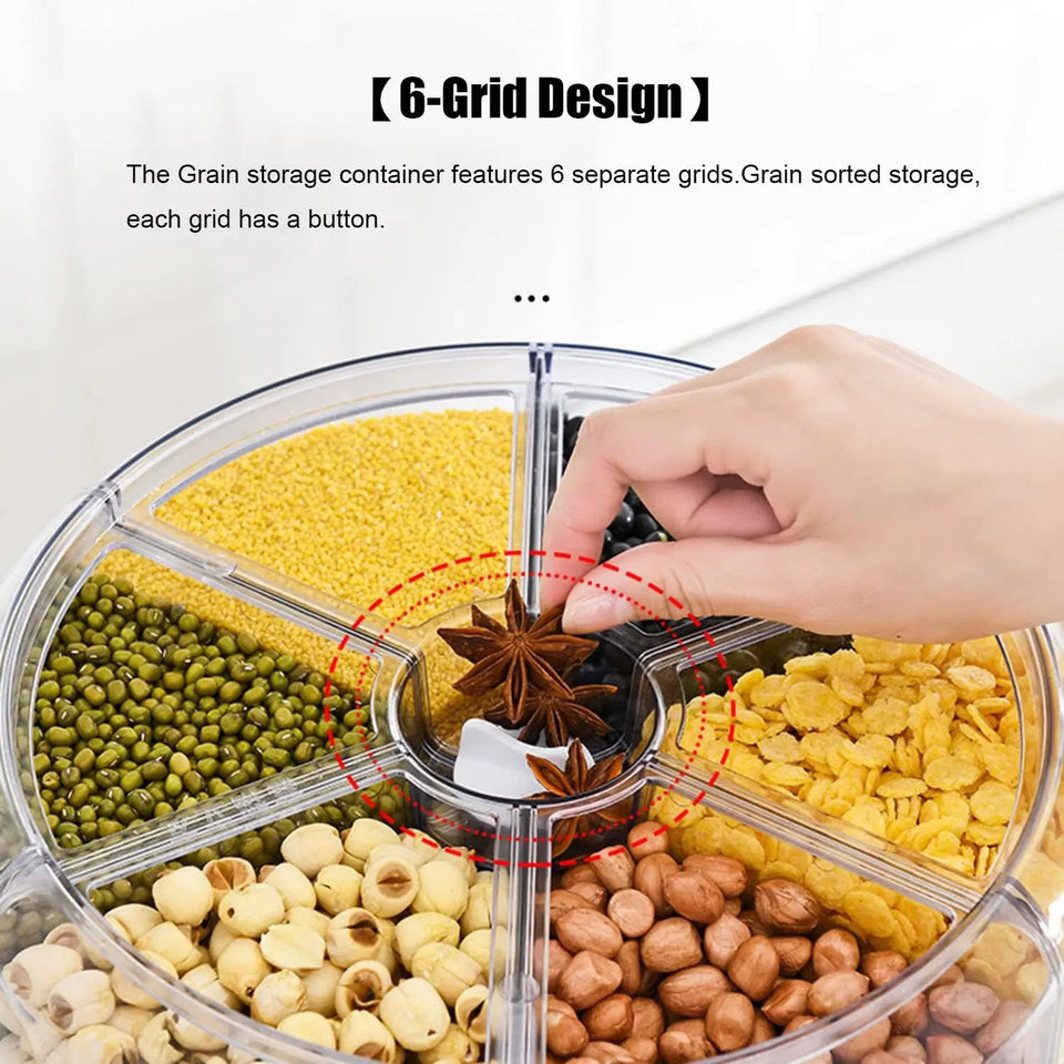 360° Rotating Rice Food Dispenser