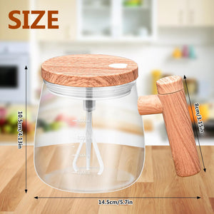400ml Self Stirring Mug with Lid - Electric Mixing Cup