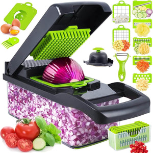 16-in-1 Vegetable Cutter with Container