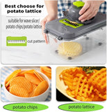 22-in-1 Vegetable Cutter with Container