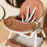 3-in-1 Adjustable Baby Feeding High Chair with Wheels, Safety Belt & Removable Tray | Blue