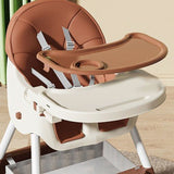 3-in-1 Adjustable Baby Feeding High Chair with Wheels, Safety Belt & Removable Tray | Blue