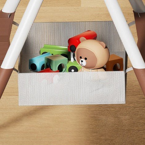 3-in-1 Adjustable Baby Feeding High Chair with Wheels, Safety Belt & Removable Tray | Blue