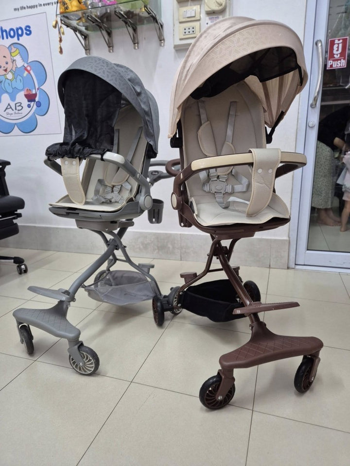 3-in-1 Baby Stroller Trike – Foldable, Safe & Parent-Controlled