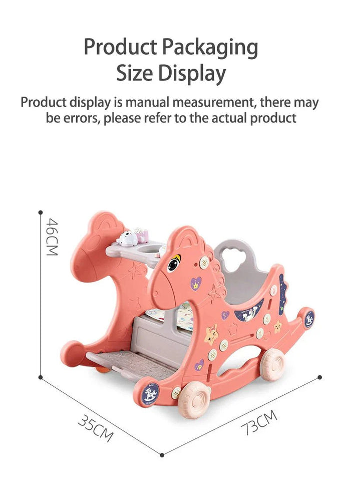 3 in 1 Little Rider MultiFunction Rocking Horse