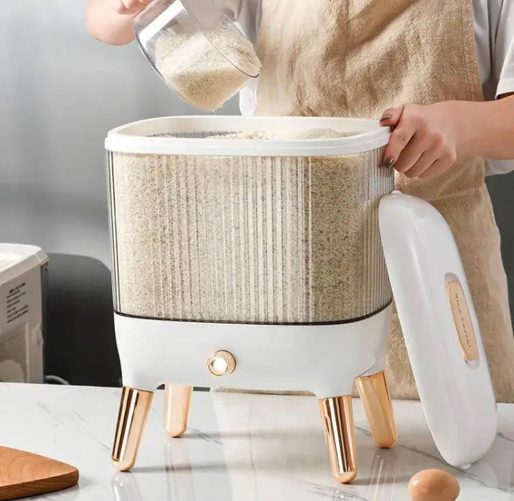 10Kg Elegant Rice Dispenser with Lid