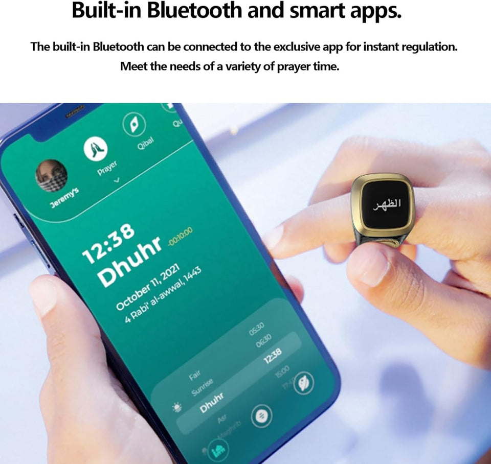 iQibla Zikr Ring Lite  Smart Digital Tasbih Counter