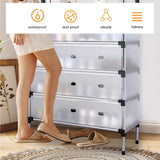 Hashmart Dust Proof Shoe Rack – Covered Shoe Storage Organizer