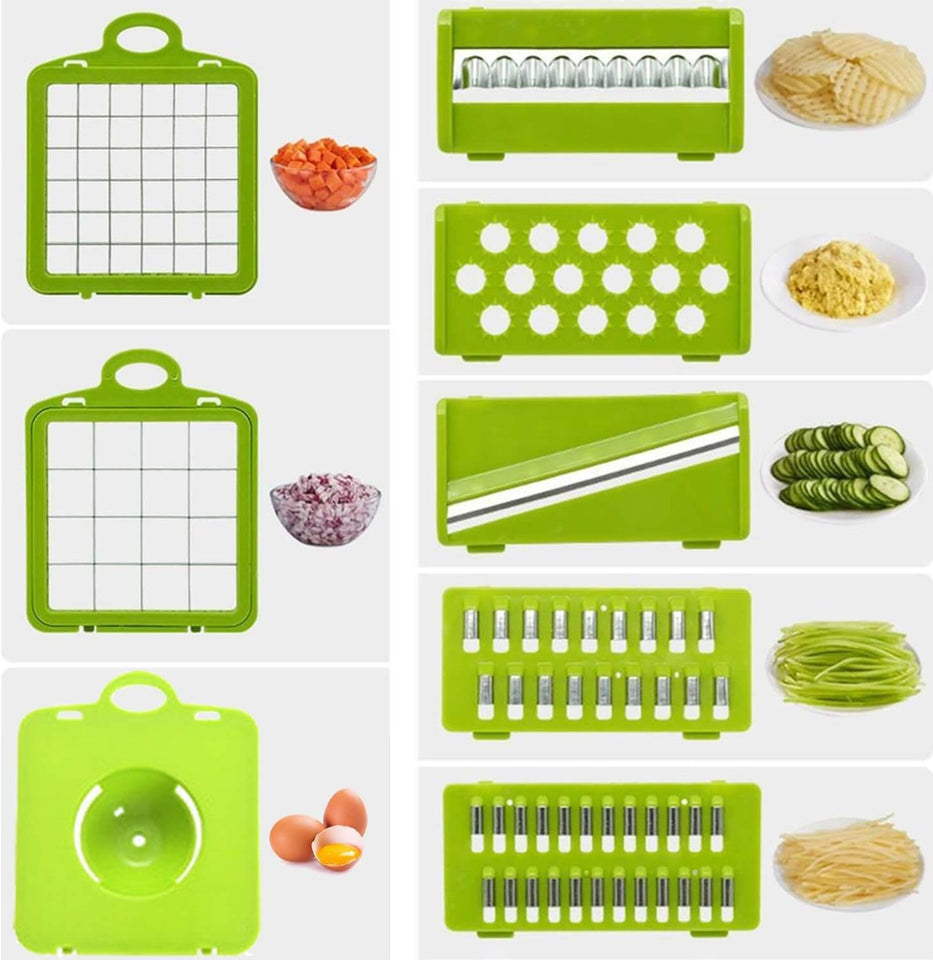 16-in-1 Vegetable Cutter with Container