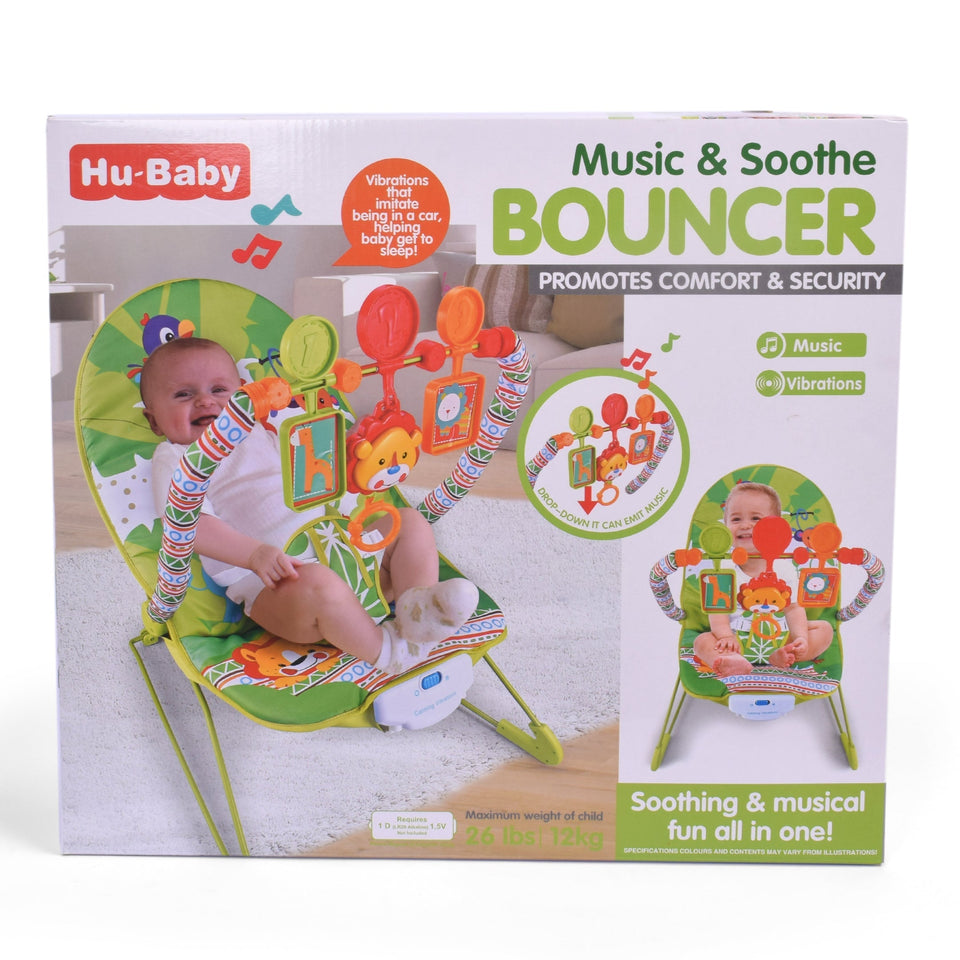 Infant Bouncer Chair with Sound – Gentle Motion & Melodies