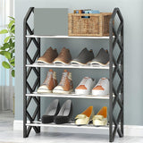 Hashmart 4 Layer Diamond Shoe Rack – Space Saving Shoe Organizer