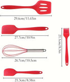 5-Piece Silicone Kitchen Utensil Set