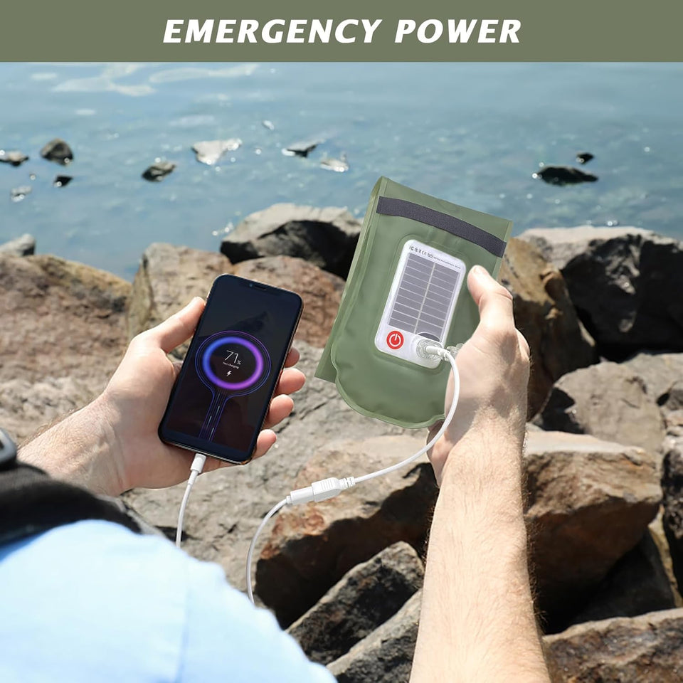 Inflatable Solar Rechargeable LED Camping Light