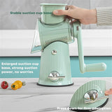 HaHshmart Manual Tabletop Drum Grater &amp; Vegetable Slicer – Multifunction Kitchen Cutter