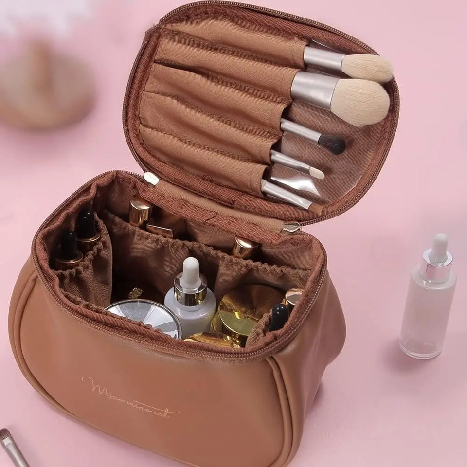 Hashmart PU Cosmetic Leather Pouch