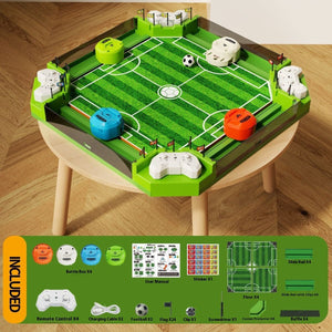4-Player Tabletop Football Arena Set – Remote Control Battle Soccer Game