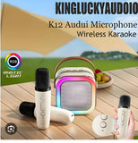 Wireless Mic & Portable Bluetooth speaker with Led Light