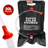 Portable Shower Bag for Camping 5 gallons/20L Solar Shower Bag for Outdoor Traveling Hiking