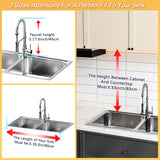 Hash Mart Over The Sink Dish Rack with Kitchen Organization