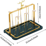 Deer Glass Storage Rack