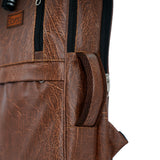 Leather Convertible Backpack + Anti-Theft Keyless Lock (3 In 1)