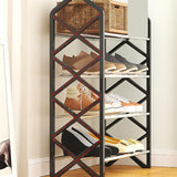 Hashmart 4 Layer Diamond Shoe Rack – Space Saving Shoe Organizer