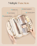 Hashmart Cosmetics Leather Pouch – Stylish Makeup Organizer