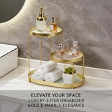 3-Tier Golden Vanity Stand