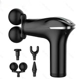 Double Head Massage Gun Rechargeable Handheld Muscle Massager