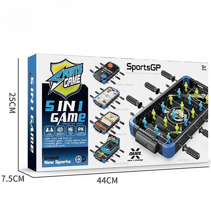 🎮 5-in-1 Multi Game Table for Kids & Family