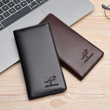 Men’s Kangroo Slim Leather Long Card Holder