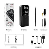 Digital Rechargeable Tyre Air Inflator & Power Bank Imported
