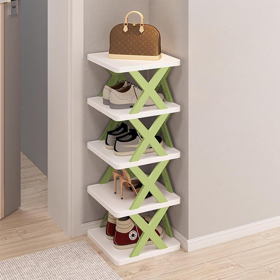 X Shape Shoe Rack
