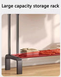 Hashmart Metal Clothing Rack Double Pole