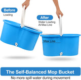 Spin Mop with Stainless Steel Drainer