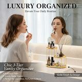 3-Tier Golden Vanity Stand