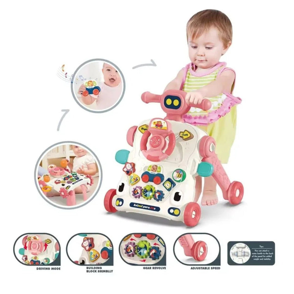 6-in-1 Multifunction Musical Baby Walker
