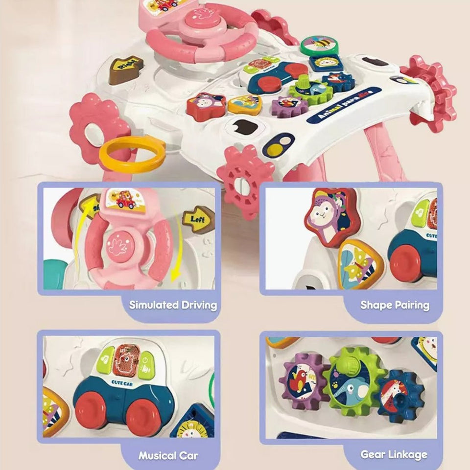 6-in-1 Multifunction Musical Baby Walker