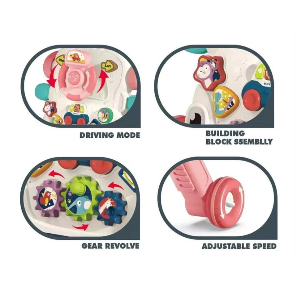 6-in-1 Multifunction Musical Baby Walker