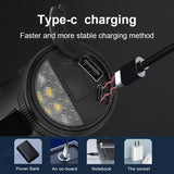 Ultra Powerful Flashlight USB Rechargeable Portable Lantern with COB Lights Outdoor